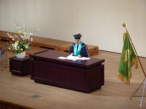 2015年度入学式が行われました