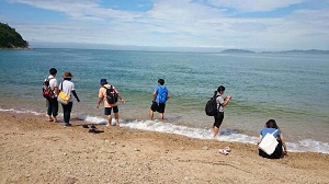 チェンマイ大学の短期留学生と豊島に行ってきました！