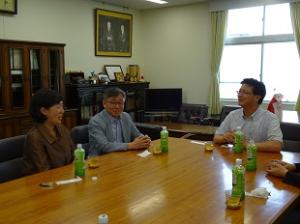 聖公会大学校(ソウル)･張教授と東西大学校(釜山)･辛副教授が本学部を訪問