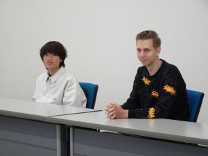 協定校から１名の留学生が来ました