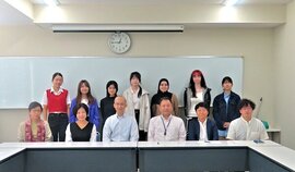 協定校から4名の留学生が来ました
