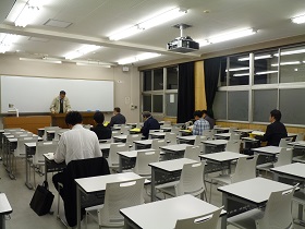 11月18日担当教員の説明