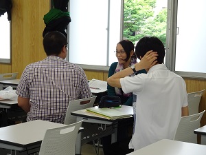 6月21日個別相談風景