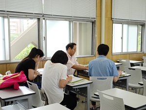 6月21日個別相談風景