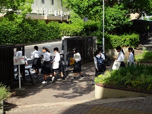 北キャンパスへ
