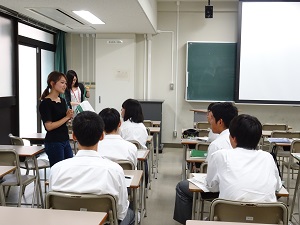 在学生との交流