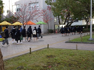 北キャンパスへ