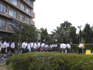 2012年8月24日（金）大学訪問「香川県立香川中央高校」　担当教員：金澤忠信