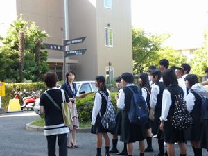 2012年9月26日（水）大学訪問「香川県立善通寺第一高校」　担当教員：神吉直人