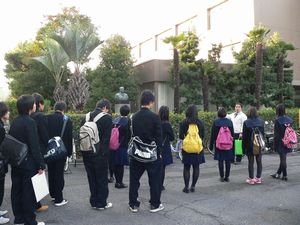 2012年12月18日（火）大学訪問「徳島県立脇町高校」　担当教員：天谷研一