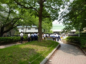 2014年7月22日（火）大学訪問「岡山県立玉野光南高校」　担当教員：井上貴照