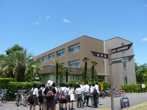 2015年7月14日（火）大学訪問「岡山県立玉野高等学校」　担当教員：大杉奉代