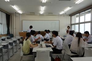 2015年7月21日（火）大学訪問「西宮市立西宮東高校」　担当教員：宮脇秀貴