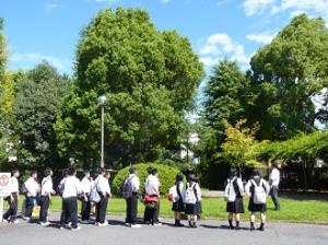 2015年9月30日（水）大学訪問「香川県立善通寺第一高等学校」　担当教員：大杉奉代