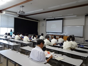 2017年6月19日（月）大学訪問「香川県立津田高等学校」　担当教員：古川尚幸