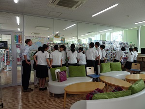2017年7月10日（月）大学訪問「岡山県立倉敷商業高等学校」　担当教員：古川尚幸
