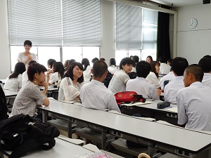 2017年7月12日（水）大学訪問「兵庫県立宝塚西高等学校」　担当教員：古川尚幸