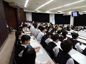 2017年10月2日（月）大学訪問「高松市立高松第一高等学校」　担当教員：古川尚幸