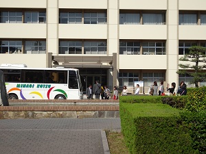 2017年10月26日（木）大学訪問「岡山県立高梁高等学校」　担当教員：宮﨑浩一