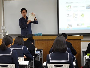 2017年11月15日（水）大学訪問「徳島県立池田高等学校」　担当教員：宮﨑浩一