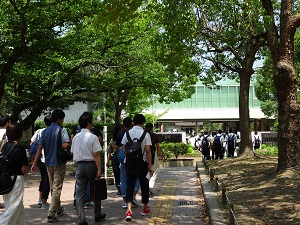 2018年7月27日（金）大学訪問「兵庫県立芦屋高等学校」　担当教員：園部裕子