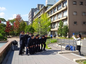 2018年10月24日（水）大学訪問「大手前丸亀高等学校」　担当教員：宮脇秀貴