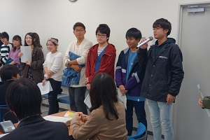 2018年11月8日（木）大学訪問「香川県立高松西高等学校」　担当教員：横山佳充
