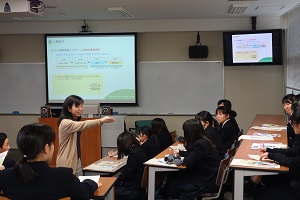 2018年12月12日（水）大学訪問「香川県立高瀬高等学校」　担当教員：園部裕子