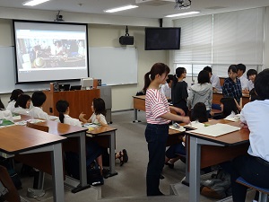 2019年7月10日（水）大学訪問「兵庫県立宝塚西高等学校」　担当教員：西成典久