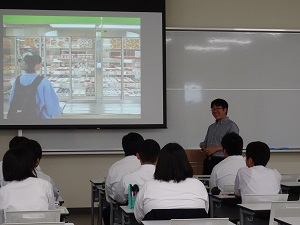 2019年10月30日（水）大学訪問「大手前丸亀高等学校」　担当教員：宮脇秀貴