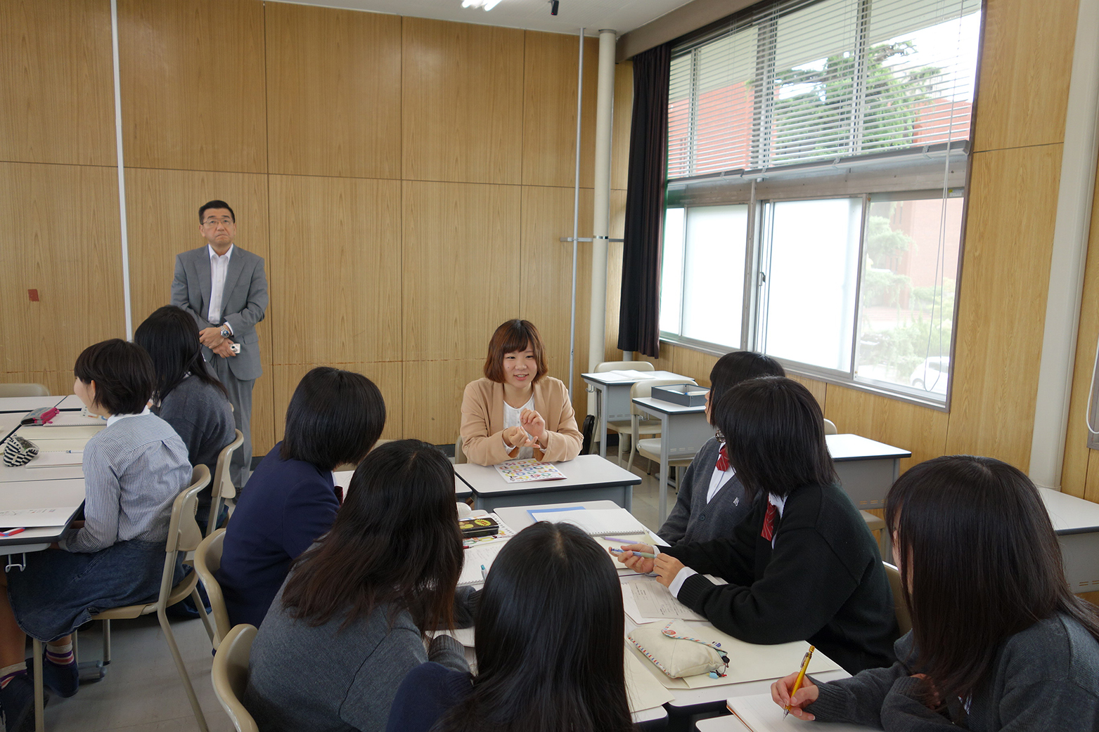 在学生と交流1