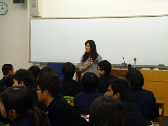 在学生との交流