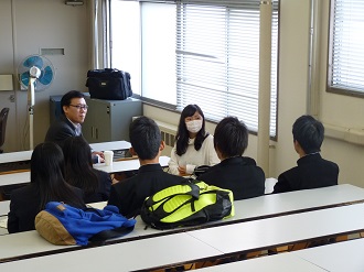 在学生との交流