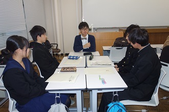 在学生との交流