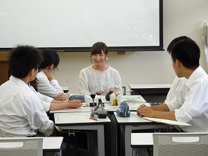 在学生との交流