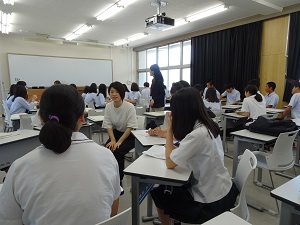 在学生との交流