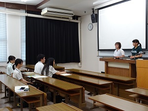 在学生との交流