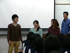 在学生と交流1