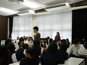 在学生と交流2