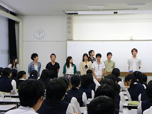 在学生と交流1