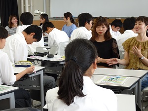 在学生との交流