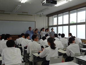 在学生との交流