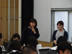 在学生との交流