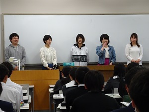在学生との交流