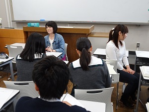 在学生との交流