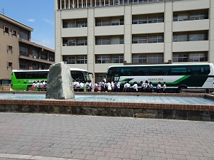 香川大学到着