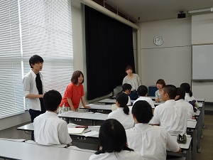 在学生との交流