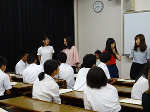 在学生との交流