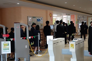在学生との交流