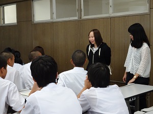 在学生との交流